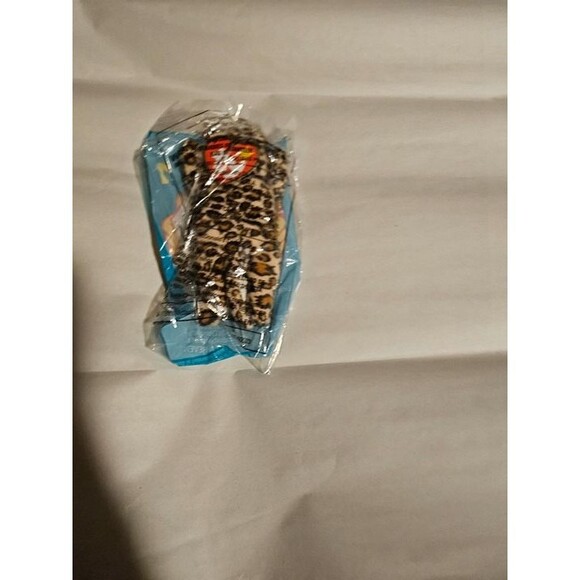 Ty Teenie Beanie Baby • Freckles the Leopard • McDonald’s #1 (1999) • Sealed - Picture 2 of 2